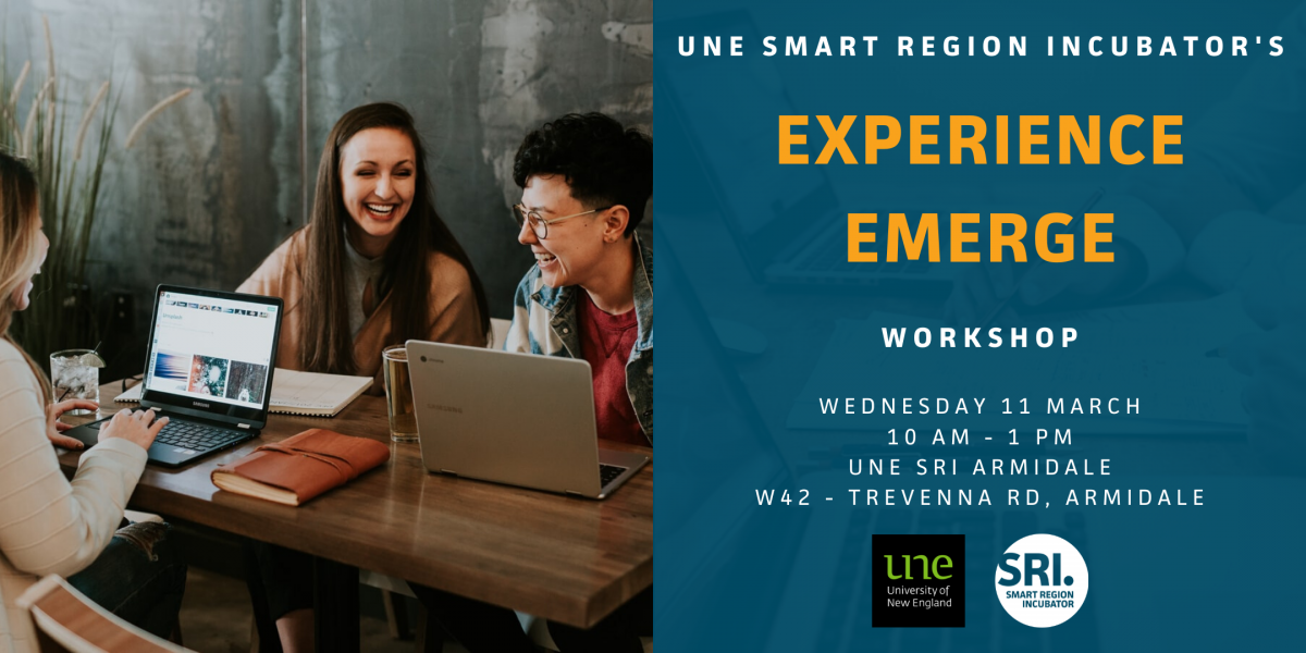 Experience EMERGE workshop at UNE