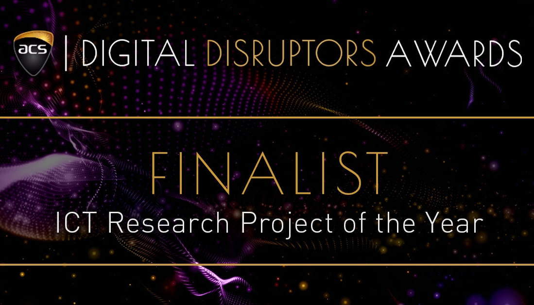 The CRC's 'Smart trade hubs' collaboration, involving QUT and SME BeefLedger, was one of just two finalists for ICT Research Project of the Year in the ACS's 2022 Digital Disruptor Awards'.