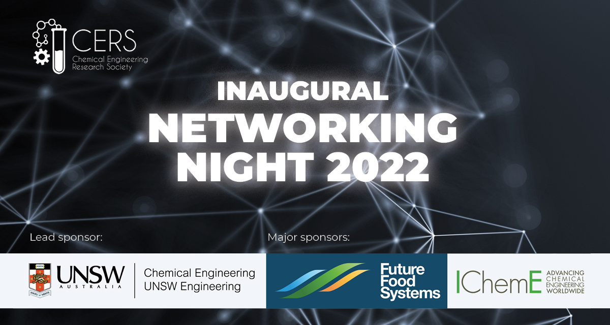 CERS’ inaugural networking event is an opportunity for chemical engineers to connect face-to-face with industry to discuss new developments in the sectors of food, energy, biotech, polymers and more.