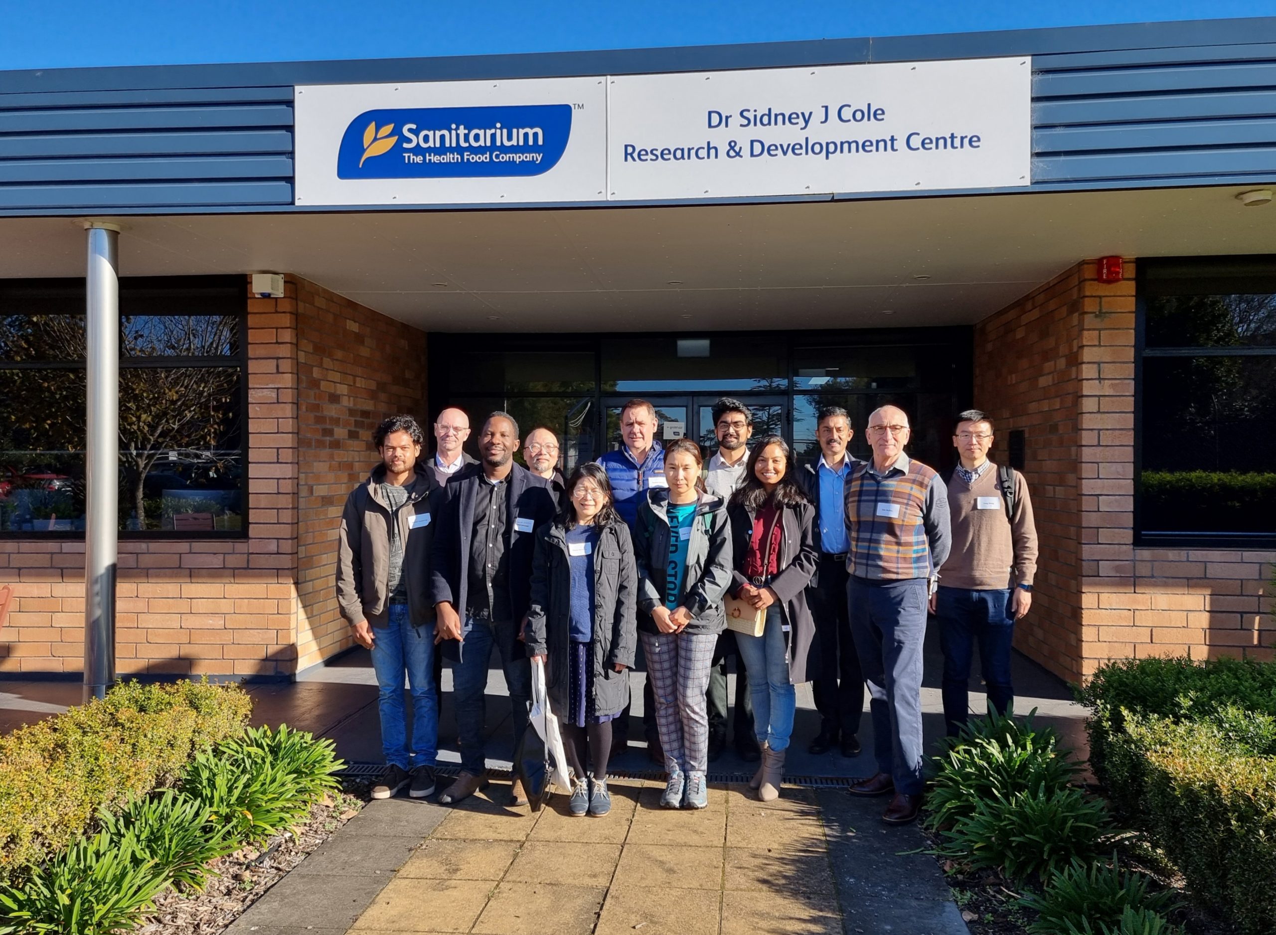 Fifteen members of the CRC cohort joined a recent daytrip to visit industry partner Sanitarium’s research facility on NSW's Central Coast.