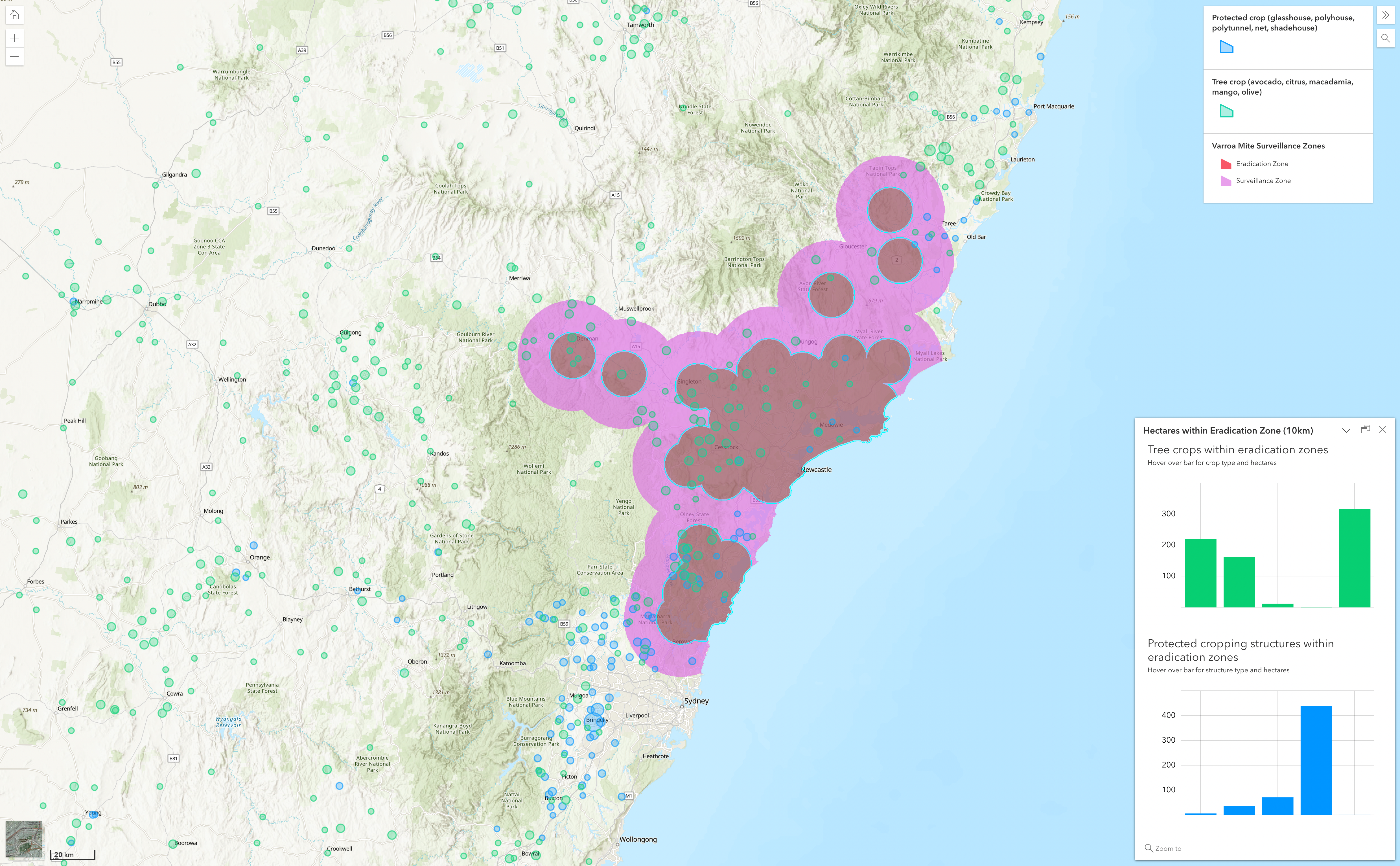 The AARSC’s near-completed map of all commercial protected cropping systems across Australia is already proving its worth as a rapid-response alert system for biosecurity breaches. The team behind it is calling for further feedback before finalising the national baseline map for release mid-year.