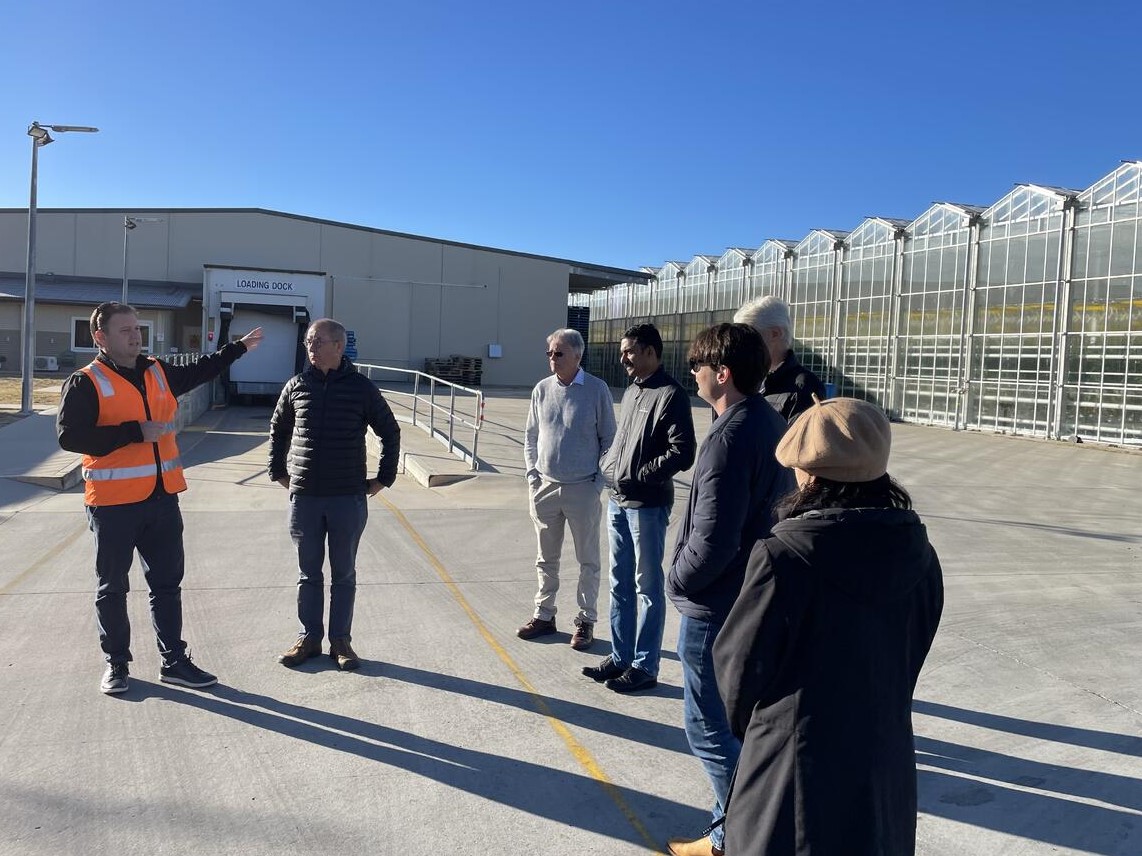 Future Food Systems headed to NSW's Northern Tablelands in June, visiting University of New England and Costa Group's state-of-the-art tomato-production glasshouse.