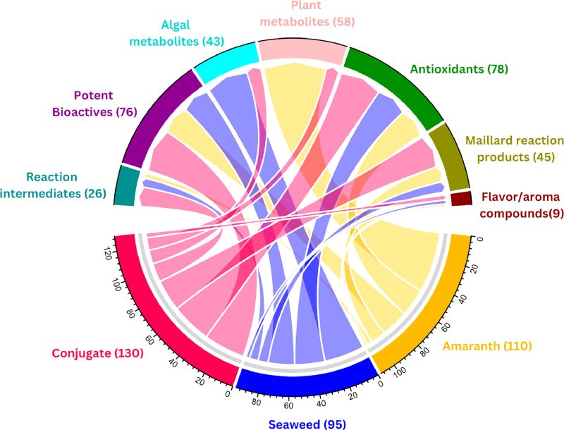 Insights into multi-component digestion and antioxidant release from plant protein-seaweed-based Maillard conjugate-MRP systems
