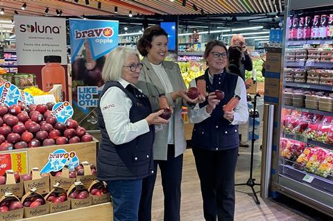 New Soluna apple juice and fresh cut slices add value for growers