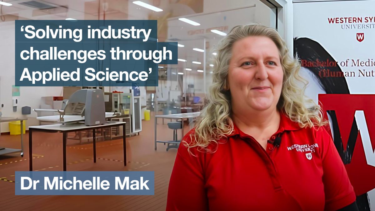‘Solving industry challenges through Applied Science’ with Dr Michelle Mak