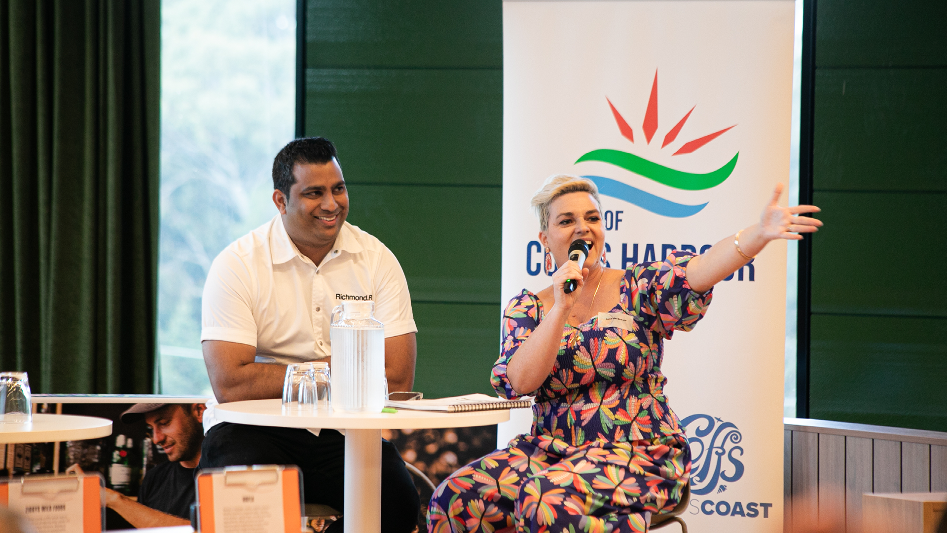 Richmond Rodrigues of Aanuka Beach House and Jane de Graaff