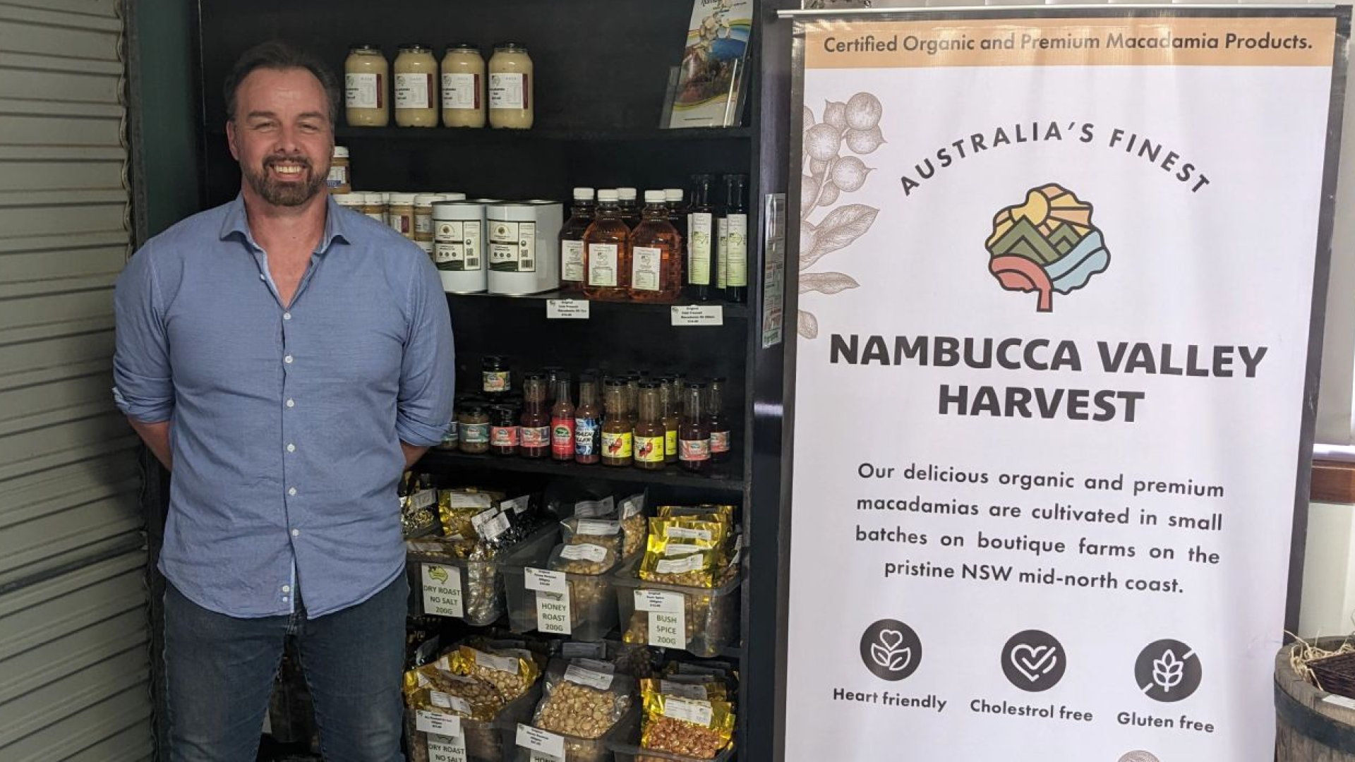 Shaun Tholen, General Manager of Nambucca Macnuts